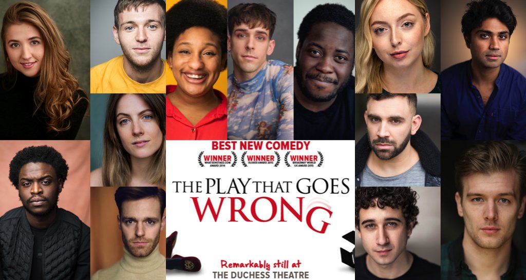 🎭 Tonight is media night for the new cast of THE PLAY THAT GOES WRONG

⭐ Starring <a href="/JaouharBenAyed1/">Jaouhar Ben Ayed</a>

🙃 Join the craziness at The Duchess Theatre

<a href="/playgoeswrong/">The Play That Goes Wrong</a>