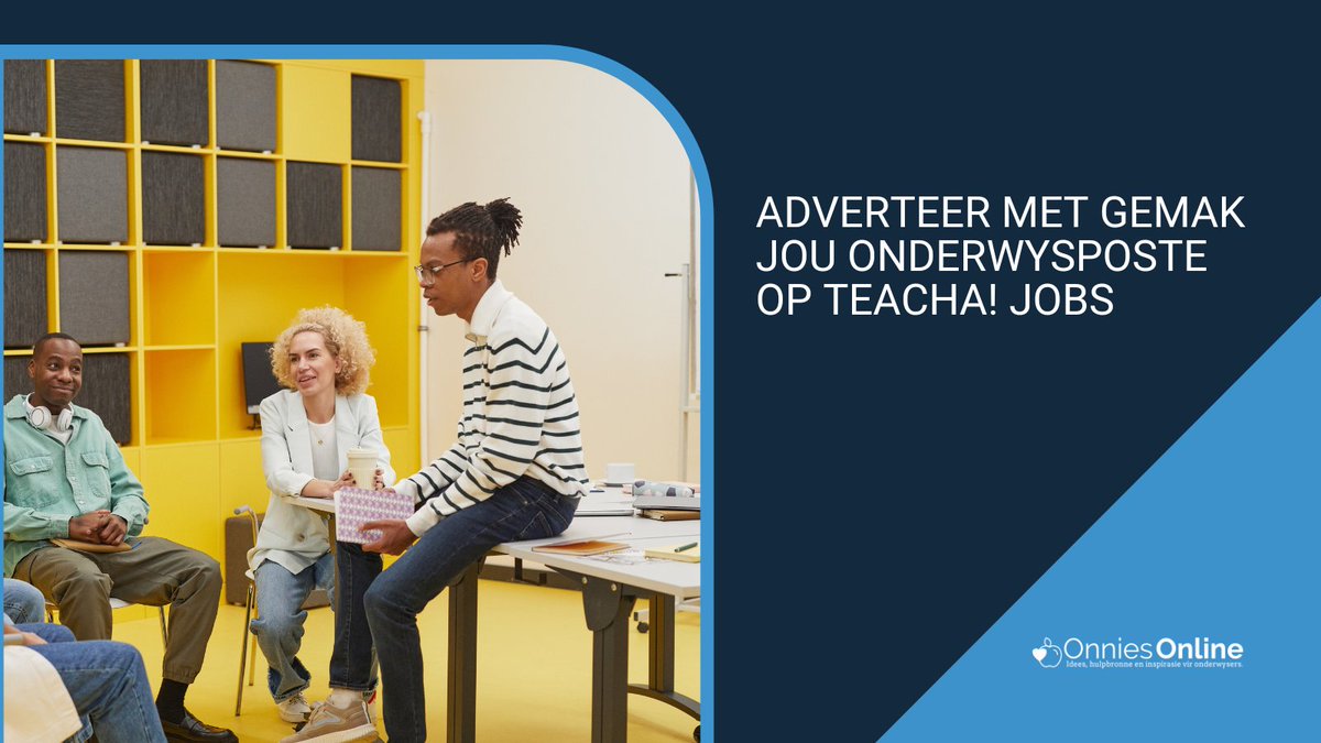 Stel jou voor jy gebruik 'n platform waar jy jou onderwyserwerwing op een plek kan bestuur. Teacha! Jobs het dit alles, insluitend 'n poel gekwalifiseerde kandidate om van te kies, wêreldwyd 👉 onniesonline.co.za/adverteer-met-…