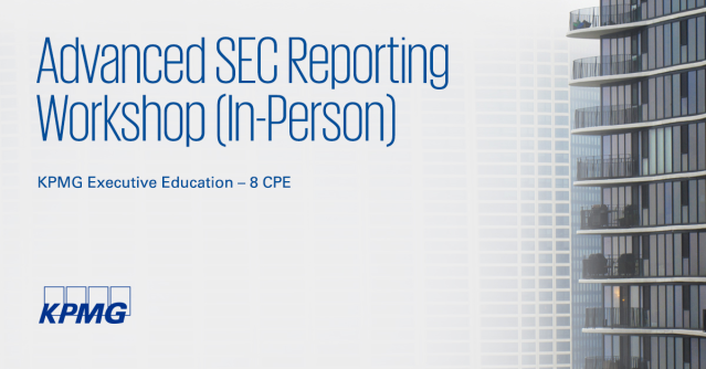 jofischetti's tweet photo. Advanced SEC Reporting Workshop will be offered in-person on May 19 in Chicago (8 hours over 1 day). Take a deep dive into Form 10-K requirements and relevant regulations including Regulation S-X and Regulation S-K. Estimated CPE: 8. https://t.co/q3gBBsQwFp https://t.co/dj2sHGS23d