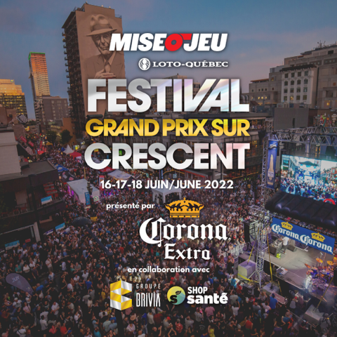 FestGPCrescent's tweet photo. Voici notre logo officiel !  Nos partenaires, artistes, marchands et notre équipe vous réservent plusieurs surprises ! Here is our official logo! Our partners, artists, merchants and our team have many surprises in store for you!
#crescentstreet #grandprixfestival #gp22 #montreal https://t.co/DgNeyHSAPF