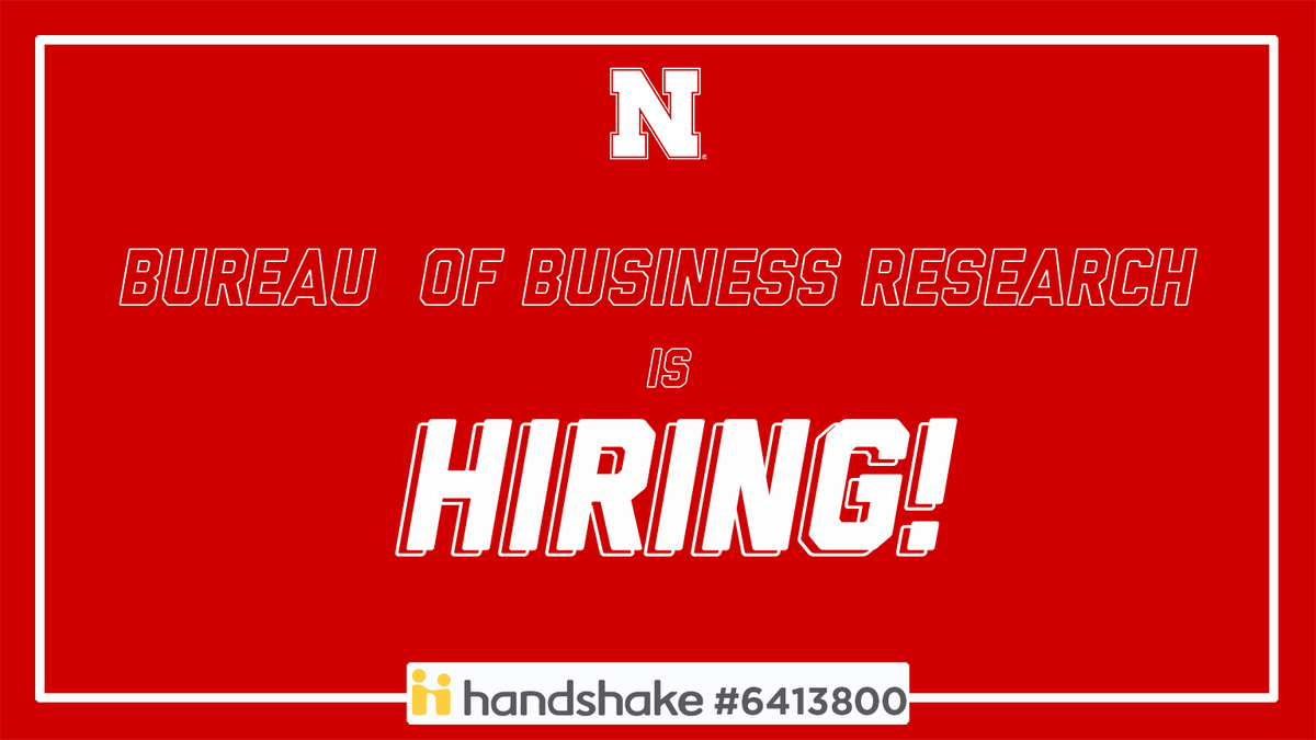 NebraskaBBR's tweet photo. #NebraskaBBR is hiring new Scholas for the Fall 2022 Semester! All @UNLincoln #undergraduate students are welcome to apply. 

👉Handshake Job ID: 6413800

The application deadline is Tuesday, May 10. 

@NebraskaBiz @UNLresearch @UNL_CASNR  @unlcas @UNLAgEcon https://t.co/D2b1K4JKjf