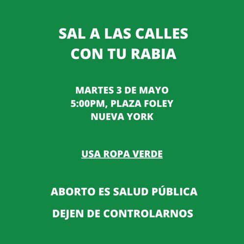 ** Mass rally in NYC today. 5:00pm, Foley Sq. **