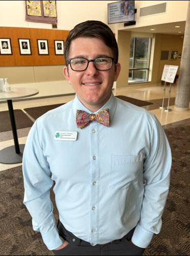 SoutheastMnEdu's tweet photo. Get to know Red Wing Admissions Representative, Grady Gaston, as profiled in the @republicaneagle! "Seeing students happy is what it’s all about at the end of the day." https://t.co/nc3U8X6SaR #MSCSoutheastCares https://t.co/mCdVOC9Bfg