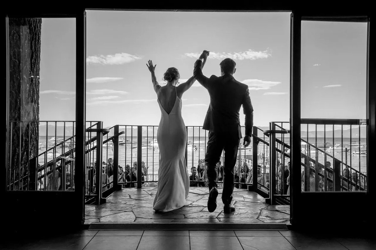 Imagine the first time you're introduced as Mr. and Mrs. 💍 being in one of the most beautiful places in the world.

Photo: @shauntedittmar