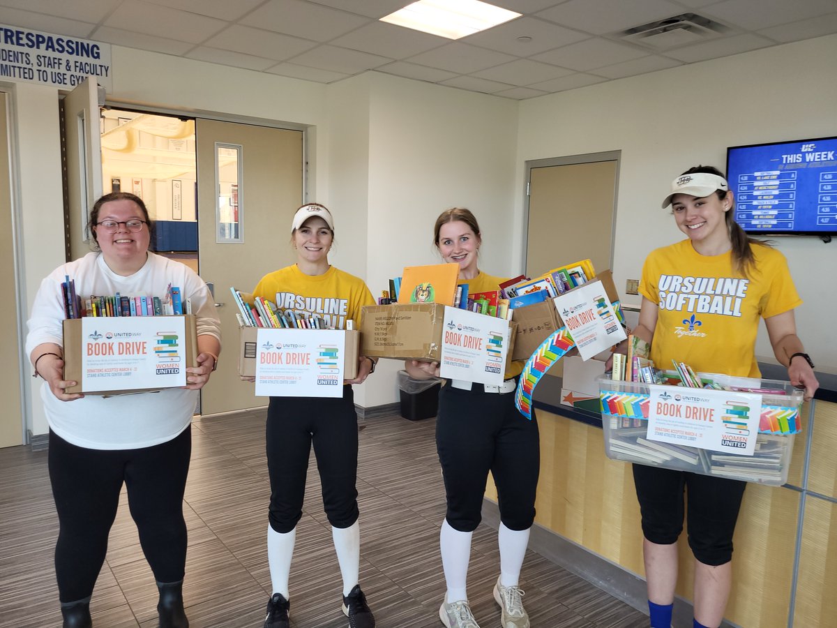 UCArrows's tweet photo. Arrows in the community! 📚 250+ books were collected and shared with children and families in Geauga County for Women United. Thank you to everyone who donated! #ArrowsNation https://t.co/9YkCXU5LH9