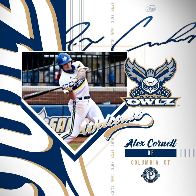 OwlzNoCo's tweet photo. Reminder: we've signed 20 players who played in the Pecos League last year

Alex Cornell had the 🔝 batting average of them all

Get to know the man with the big time bat! 👇