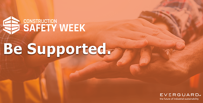 EverguardAI's tweet photo. Day two of #ConstructionSafetyWeek is all about the importance of support within the workplace and home. Cultivating an atmosphere that values a willingness to voice concerns and new ideas starts with feeling supported. https://t.co/59kvhTosX7 https://t.co/mvQpK4GesP