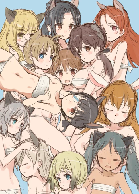 501部隊ストライクウィッチーズ坂本美緒+Ver.。 
