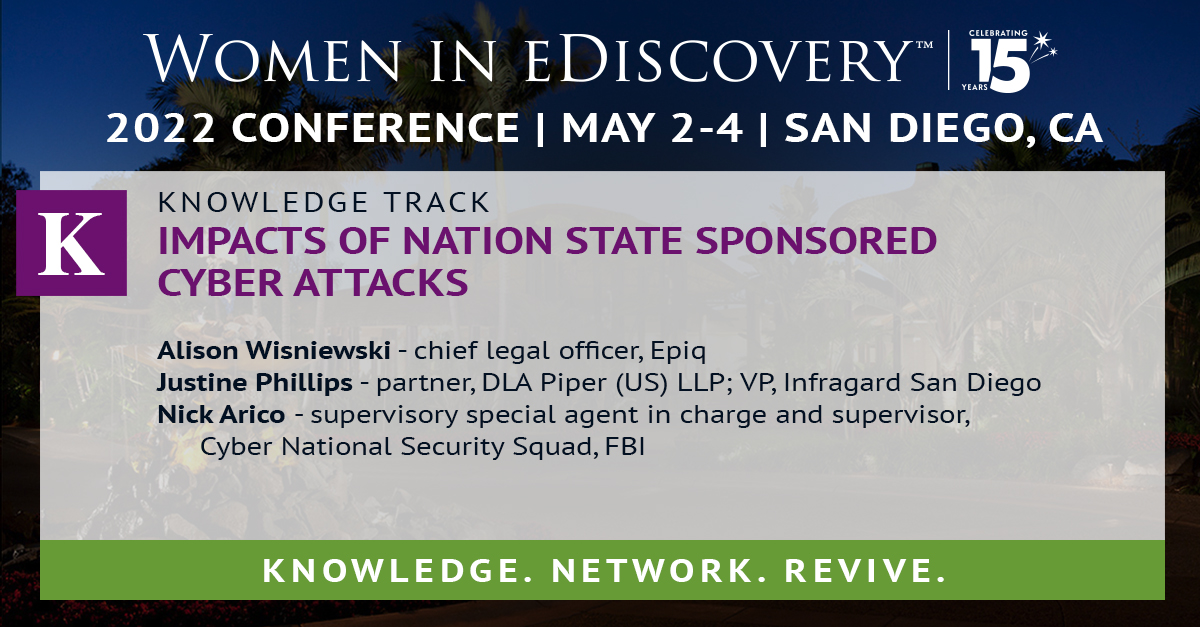 Women in eDiscovery tweet media