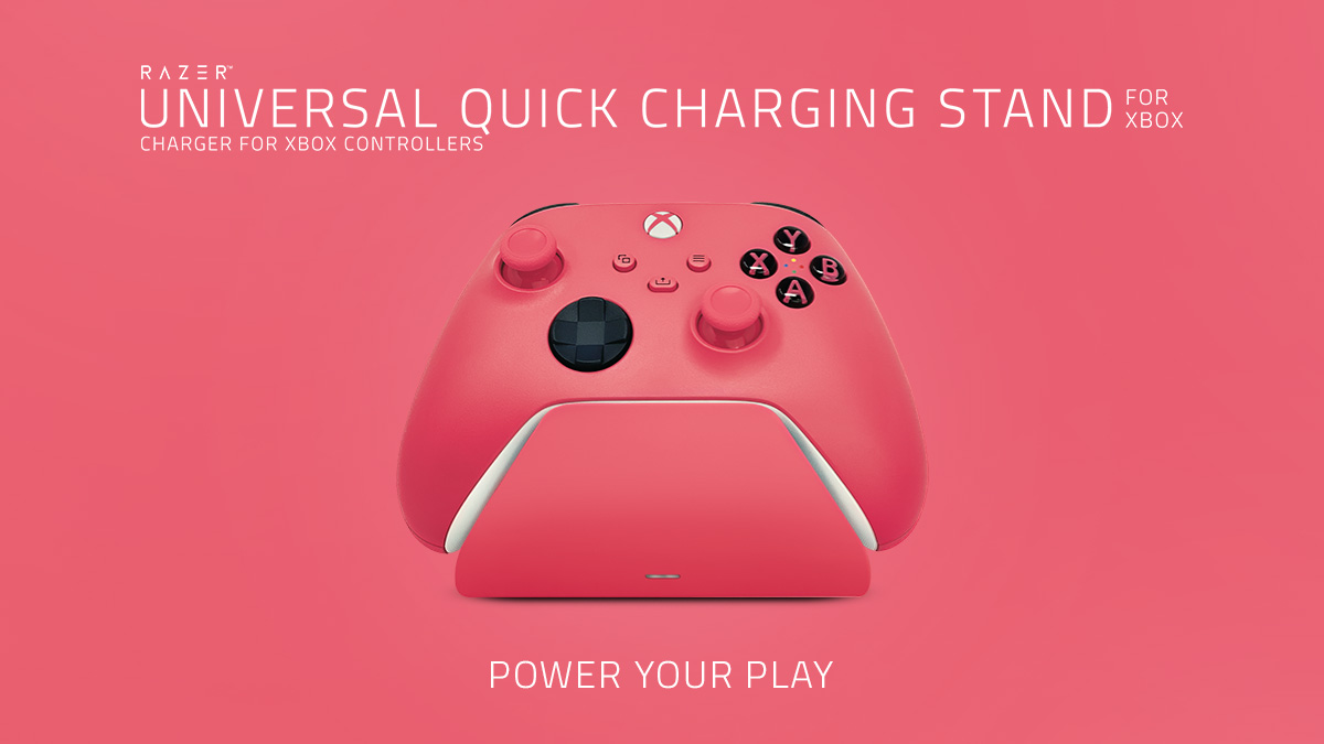 Stand R Charging Deep Λ Razer Able in brand-new controller in Quick is Universal fully your a to Pink X: Z @Xbox R for now colorway: on charge \