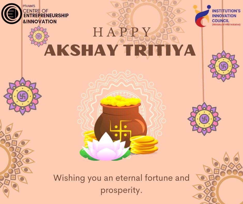 IICPTVAIM's tweet photo. Wishing you an eternal fortune and prosperity. Happy Akshay Tritiya. https://t.co/gbgodH0EPu