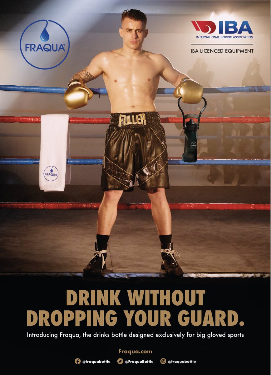 DesignIncUK's tweet image. Congratulations to our client, @FraquaBottle for gaining Licensed Accreditation from @IBA_Boxing The only drinks bottle to have ever received such recognition.