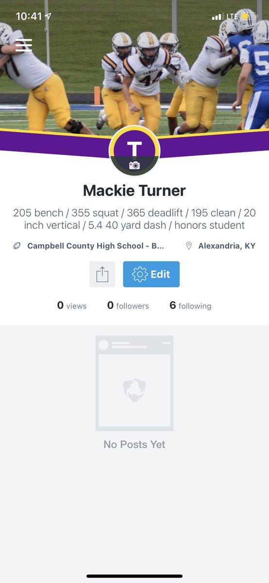 Make sure to follow my Hudl. The link is in my bio, will post weekly on there