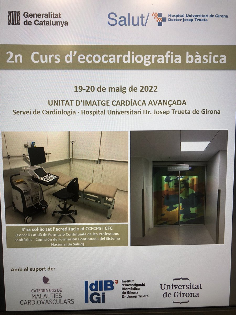 Unitat d’Imatge Cardíaca Avançada, Hospital Trueta tweet media