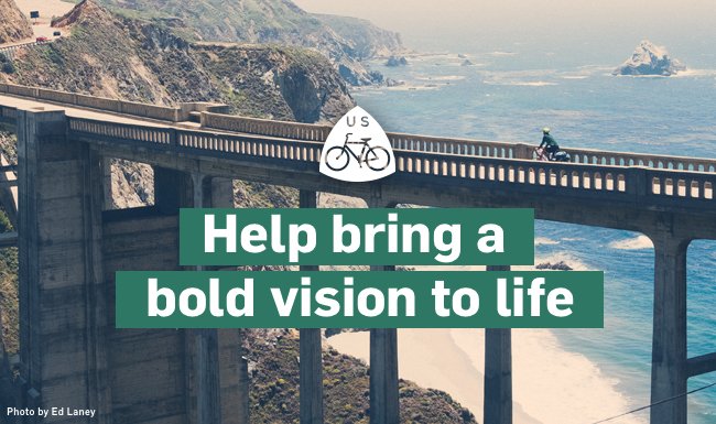 advcyclingassoc's tweet photo. Last year, donors helped designate over 3,000 miles of U.S. Bicycle Routes (@USBicycleRoutes)—the most miles in a single year! Can we do even better this year? Donate today. #USBRS #AdventureCyclingAssociation https://t.co/HM35srnfwE https://t.co/rb6c3Fopib