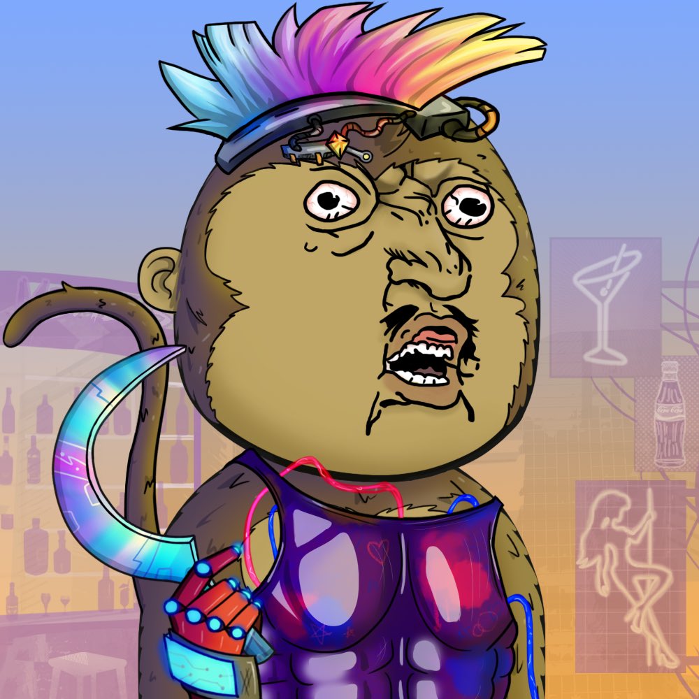 Oh apes, just another great day
Another great NFT 😎
#CyberMemes