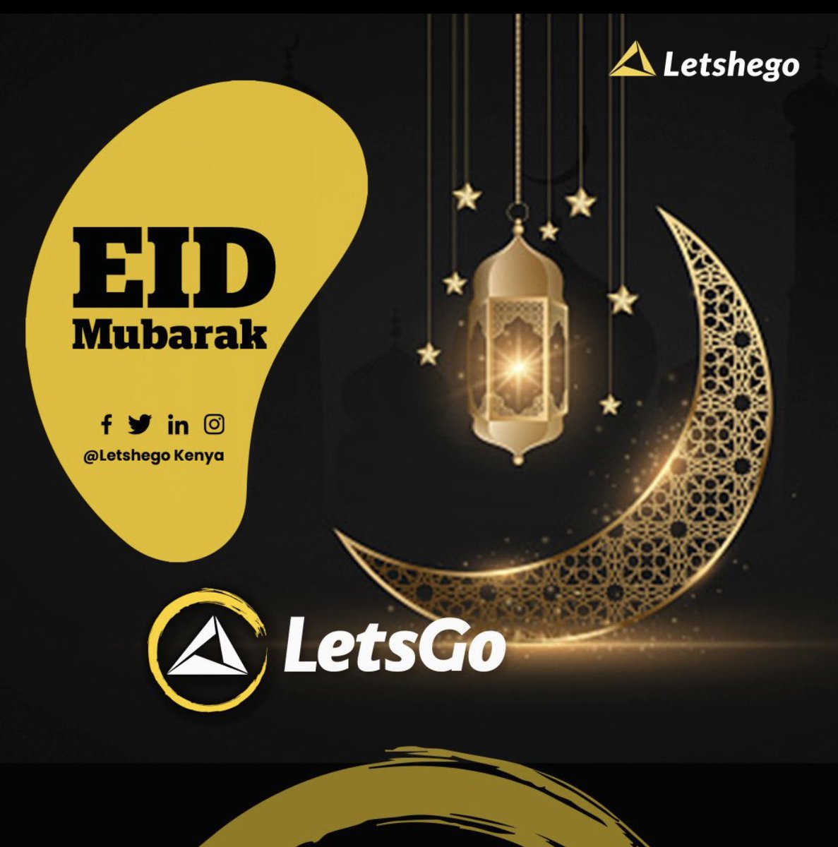 On this  joyous day of Eid ul-fitr, Letshego Africa wishes you happiness and peace as you celebrate this day.

Eid Mubarak!