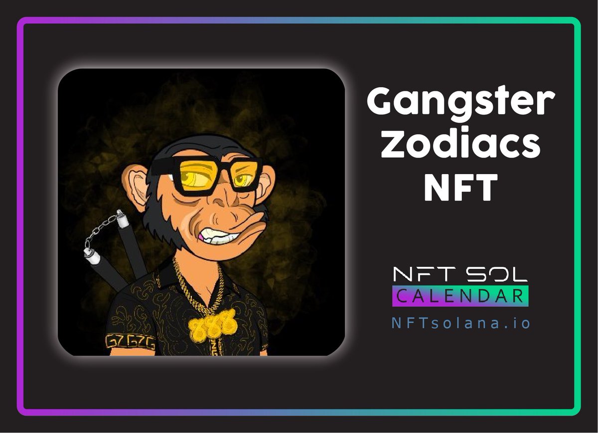 nftsolana_io's tweet photo. ┏━━━━━━━━━━┓
👉 @GangsterZodiacs 👈
┗━━━━━━━━━━┛
1,711 ◎ 1.25 SOL
📣Like &amp; follow! Retweet &amp; tag friends
https://t.co/0SnFWO6Y2F
https://t.co/Faov6hUZQd
🛡️Always do your own research
#nftsolana #nft #solana #solananft #nftdrop
#upcomingnft #SolNFT #NFTsol https://t.co/kOQPg7XW7A