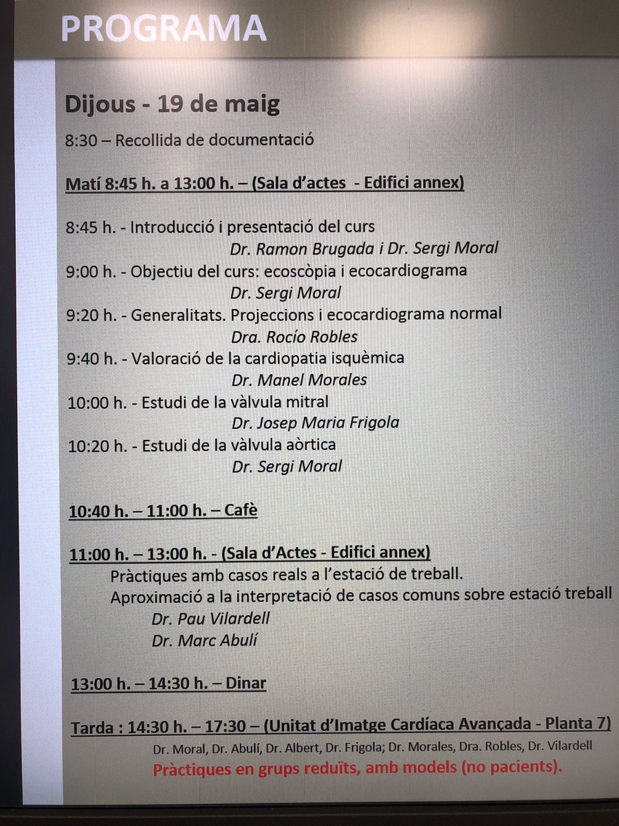Unitat d’Imatge Cardíaca Avançada, Hospital Trueta tweet media