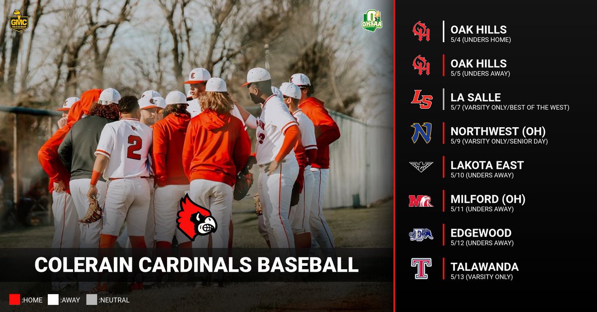 🚨updated schedule🚨

Due to weather and make-ups (both ours and opponents) all games are subject to change.