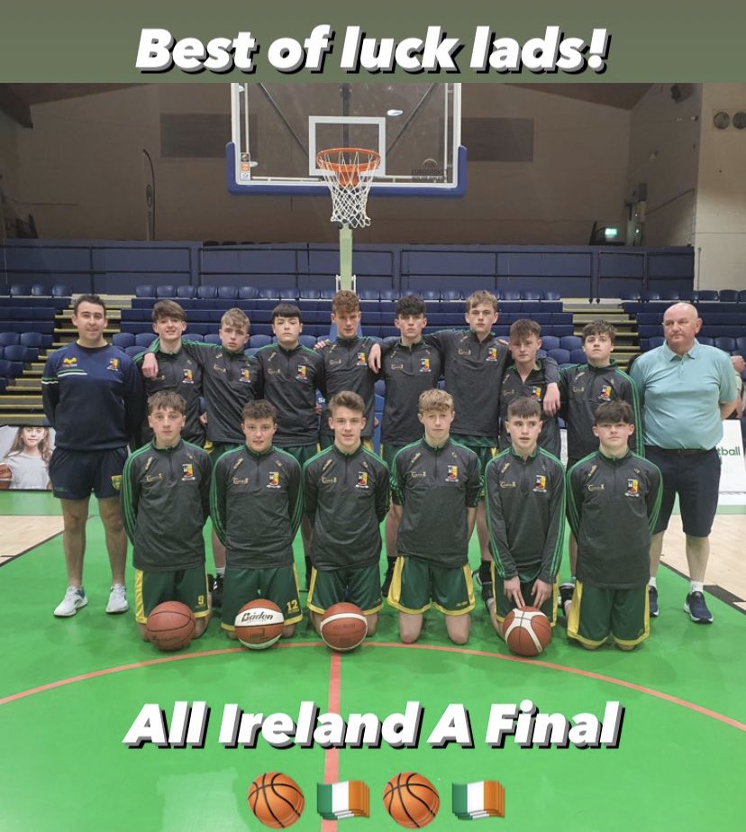 StStpatricksss's tweet photo. Best of luck to our All Ireland “A”Finalists. 🏀🇮🇪🏀🇮🇪🏀 https://t.co/qEXl2IKqBW