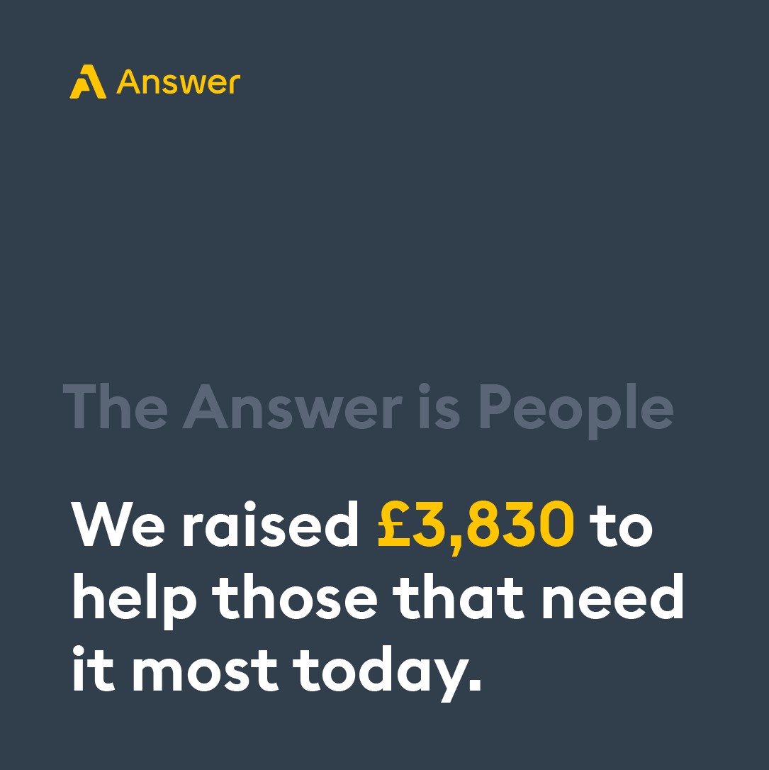 AnswerDigital's tweet photo. In response to the #Ukraine crisis, we encouraged people to #donate what they would normally spend on coffee, meals, or movies. As a result:
#AnswerDigital #Employees #Business #Togetherness https://t.co/0HbKWLSU1h
