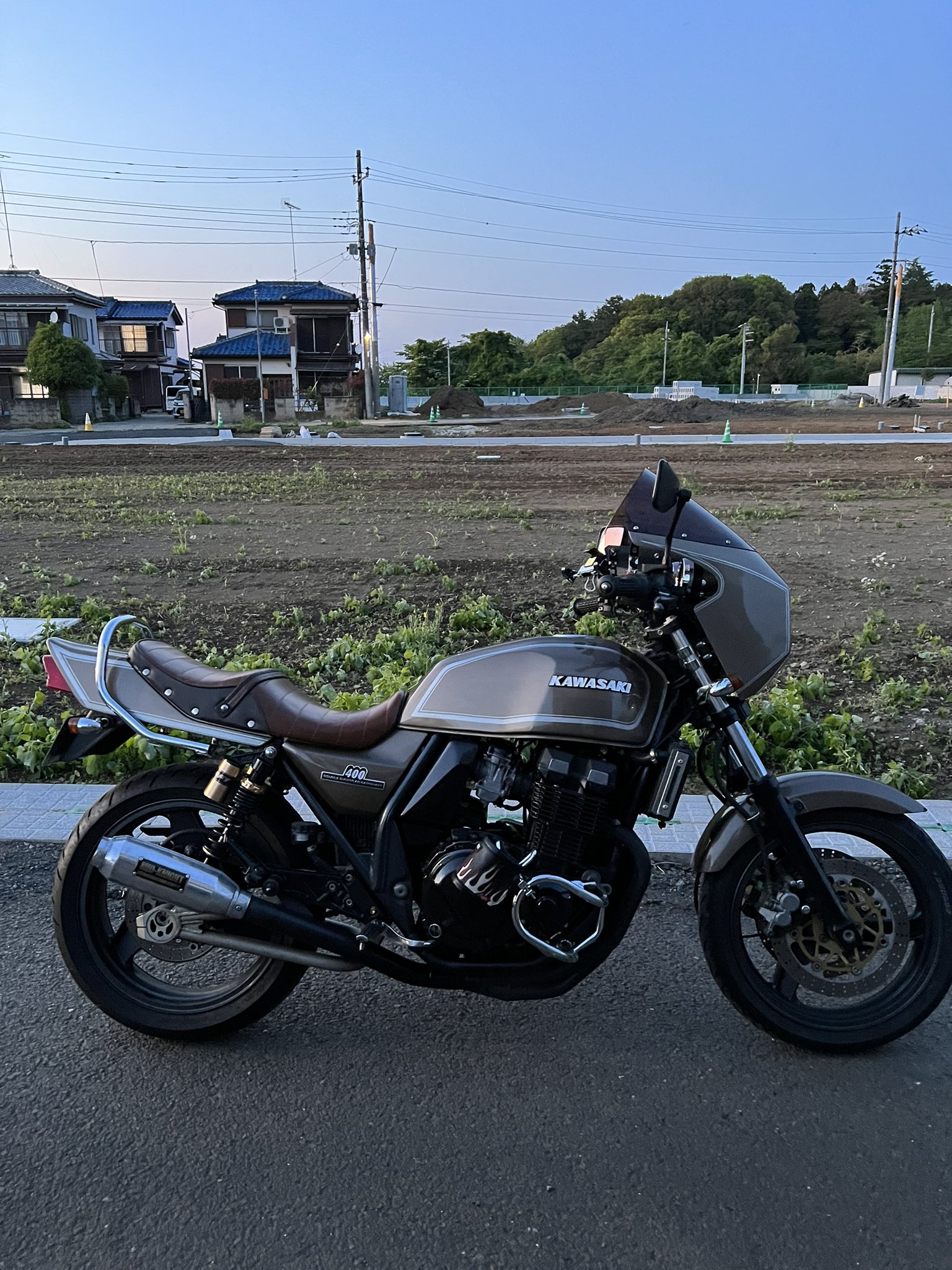 ZRX400 テールカウル もったいなかっ