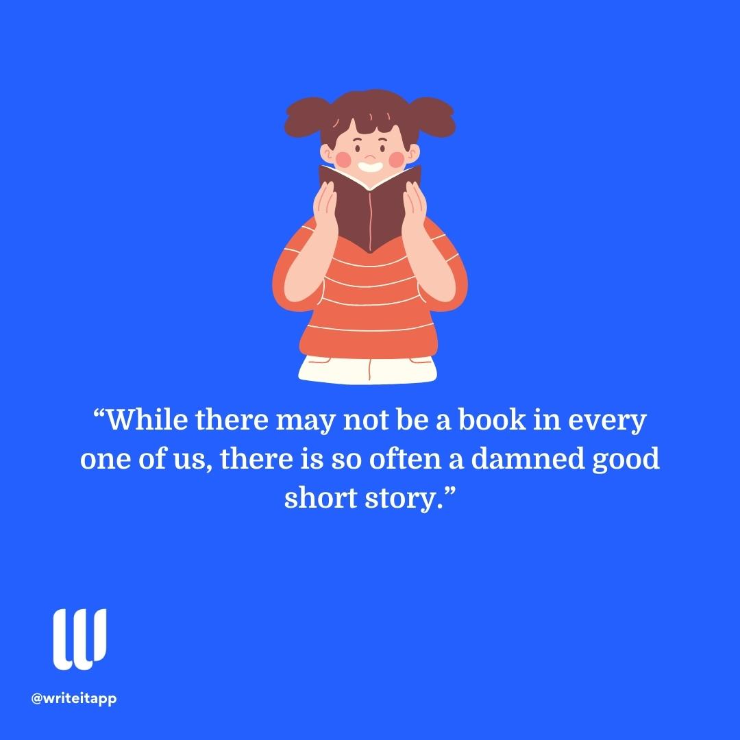 One thing we all have in common? We all have too many stories to tell 🤝
 
Follow @writeitapp for more! 

#stories #story #storyposts #writing #writers #storywriter #storyteller #storyboard #storyarch #storytelling