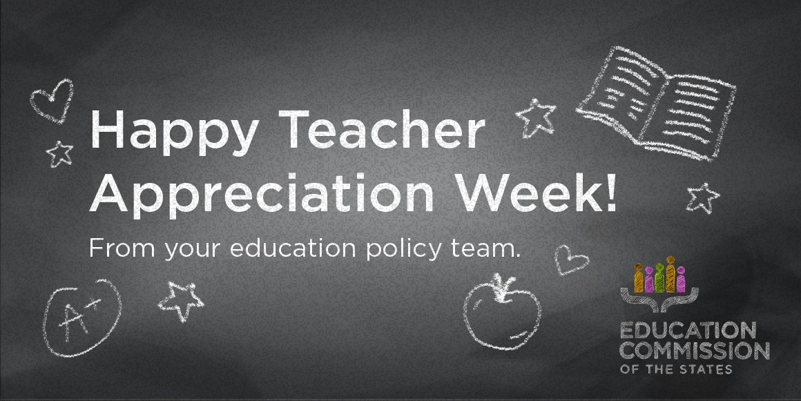 tmcdole's tweet image. It’s #TeacherAppreciationWeek and as a part of the @EdCommission team, I am proud to provide resources and support to #EdLeaders who elevate policies to appreciate #teachers every day