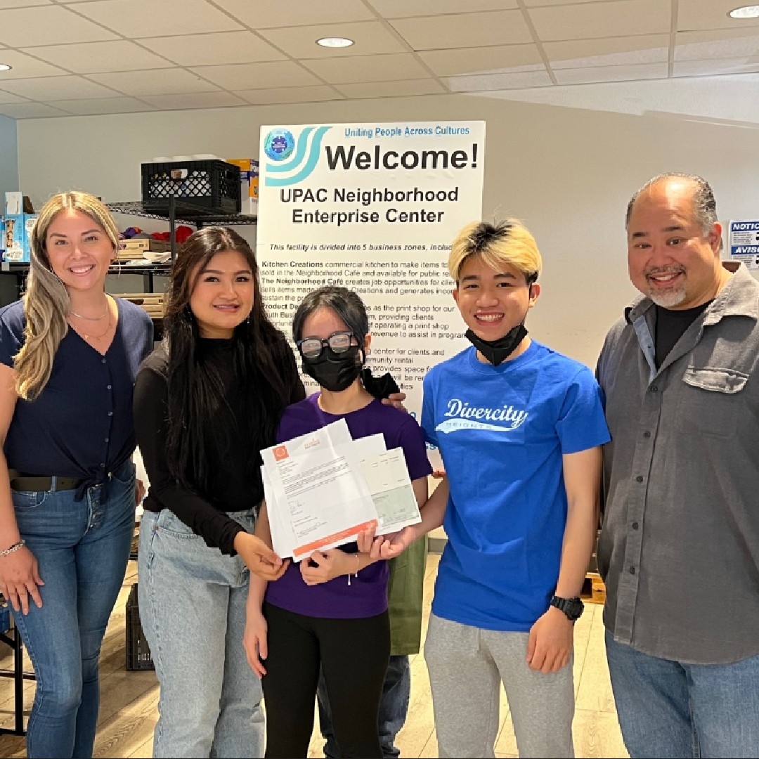 This #aapiheritage month, we are celebrating the work of our partner, <a href="/UPAC_SD/">UPACSD</a>, whose mission is to improve the well-being and education of Asian, Pacific Islander, and other communities. They recently unveiled a new mural, "Divercity Heights," which our staff was able to attend!