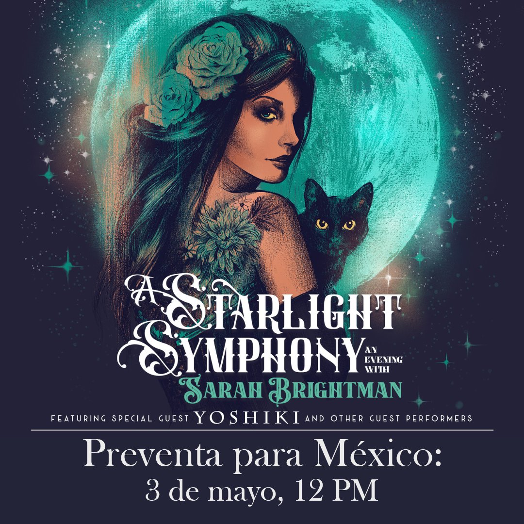 SBWMX's tweet photo. SARAH BRIGHTMAN en México, OCTUBRE 2022

¡Atención Monterrey, Puebla, Guadalajara y Ciudad de México!

Adquiere tus boletos en PREVENTA a partir de hoy a las 12 PM en https://t.co/3Dm7s939GT https://t.co/Q5K0A4J56N