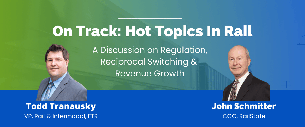 Great webinar last week with <a href="/ttranauskyFTR/">Todd Tranausky</a> &amp; <a href="/JJSchmitter/">John Schmitter</a>! Thank you to everyone who attended. If you missed it, check out the blog summary and full webinar recording below. 
railstate.com/our-april-26th…