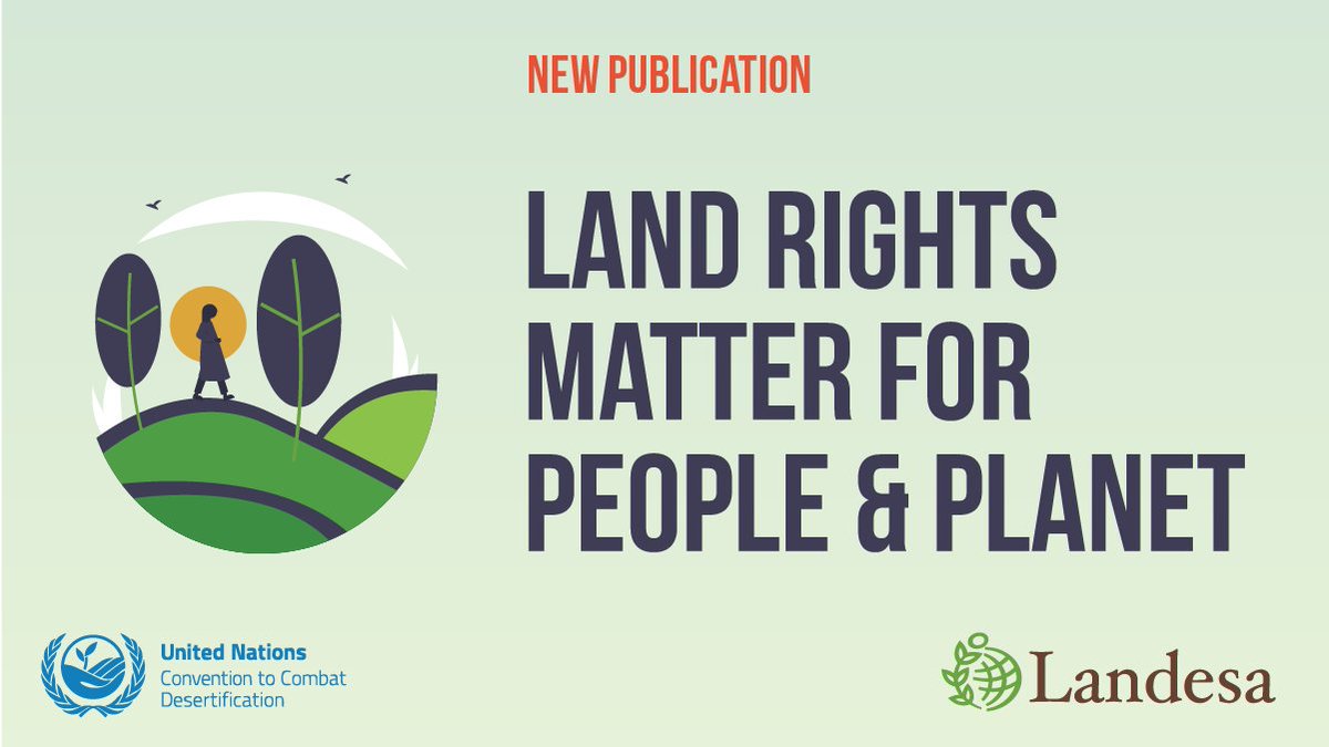 Landesa_Global's tweet photo. Check out the new @UNCCD options paper &amp; learn about raising awareness on responsible land governance for combatting desertification, land degradation &amp; drought: https://t.co/ZDpNQen0qg #UNCCDCOP15 #LandLifeLegacy #UNited4Land #VGGT #LandTenure #LandDegradationNeutrality https://t.co/vDAJ4jp9Tj
