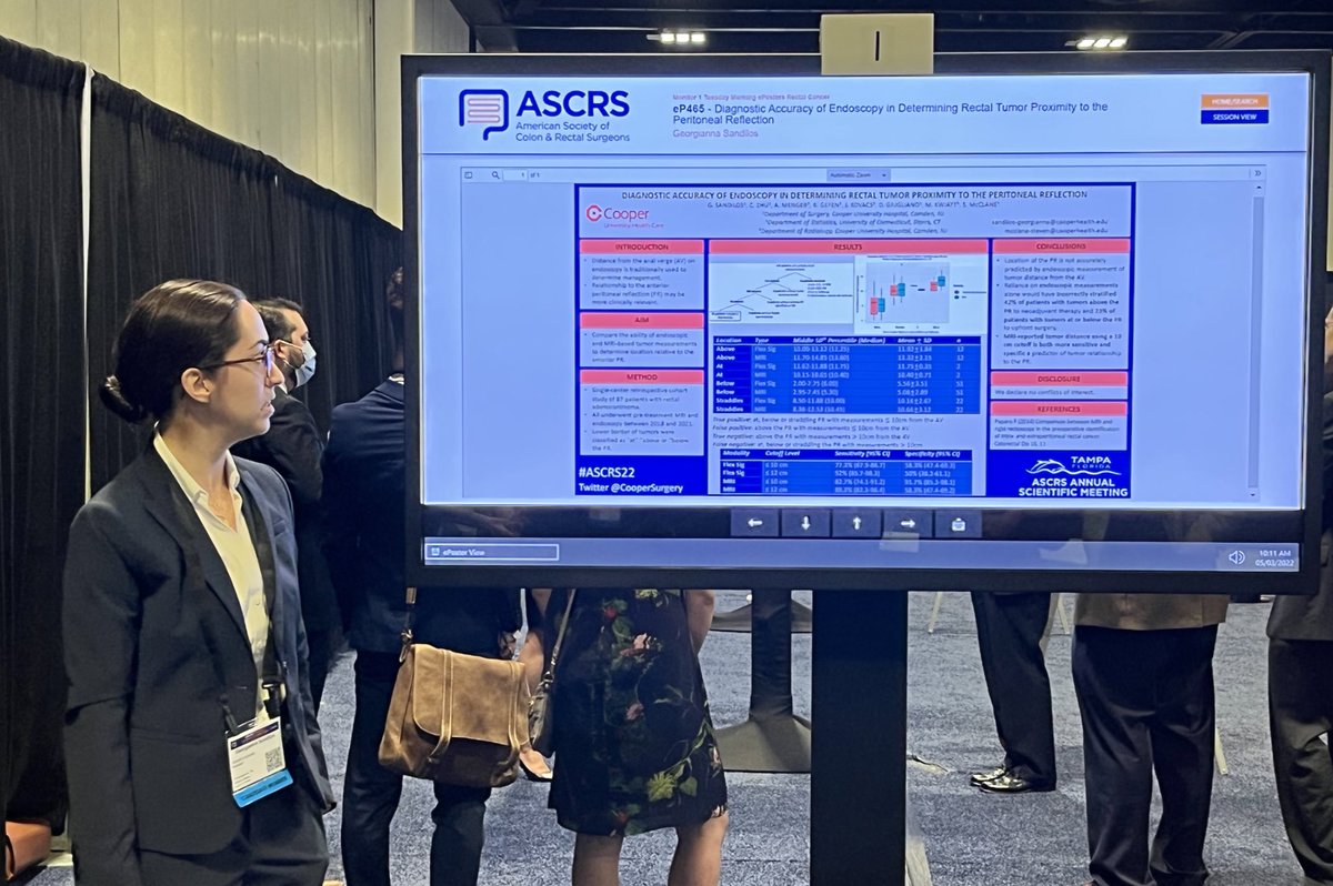 AndrewMorganMD's tweet photo. Great to see Dr. Georgianna Sandilos  representing @CooperSurgery and presenting her research here at ASCRS! #ASCRS2022 @ASCRS_1 @CooperGME @DanicaGiugliano @mcclane_steven https://t.co/Qevqj3oJas