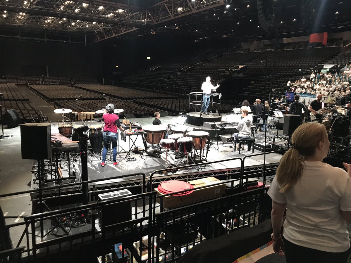 OJS are rocking it at Young Voices rehearsal today - we are all very excited! 😆 🎶 🎤