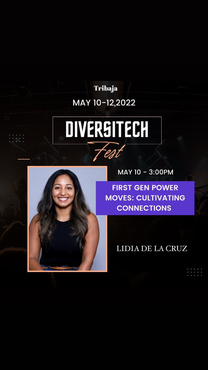 poderosacoding's tweet photo. I am excited to announce that I will be speaking at the Diversitech Festival on
May 10-12 2022 . RSVP for my session and check out the full programming schedule at Diversitech Summit . #diversitechsummit https://t.co/XOaZNkkphg
