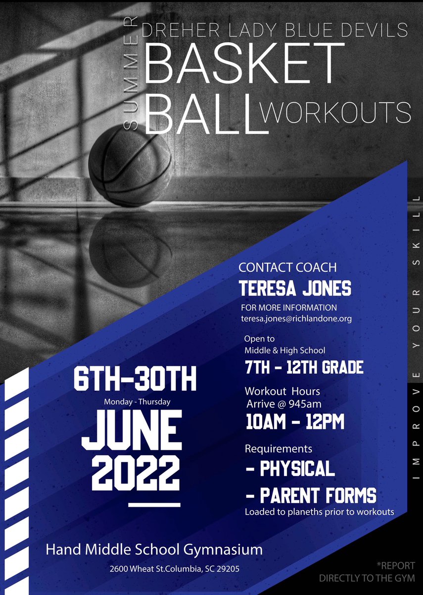 Dreher Athletics (@dreherathletics) on Twitter photo Summer is approaching. Donβt miss out on β¦<a href="/drehergirls/">DreherGirls_Hoop</a>β© basketball. Get to those workouts. Must have planeths clearance to participate. Summer is approaching. Donβt miss out on β¦<a href="/drehergirls/">DreherGirls_Hoop</a>β© basketball. Get to those workouts. Must have planeths clearance to participate.