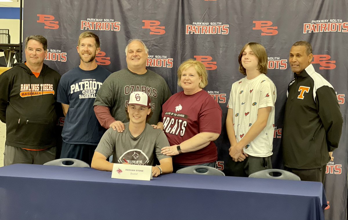 KeeganStone5's tweet photo. Signed and sealed. Proud to be a Bobcat! @CofOSports @CofOBaseball @PSouthBaseball @Rawlings_Tigers https://t.co/XzXIPTnEka