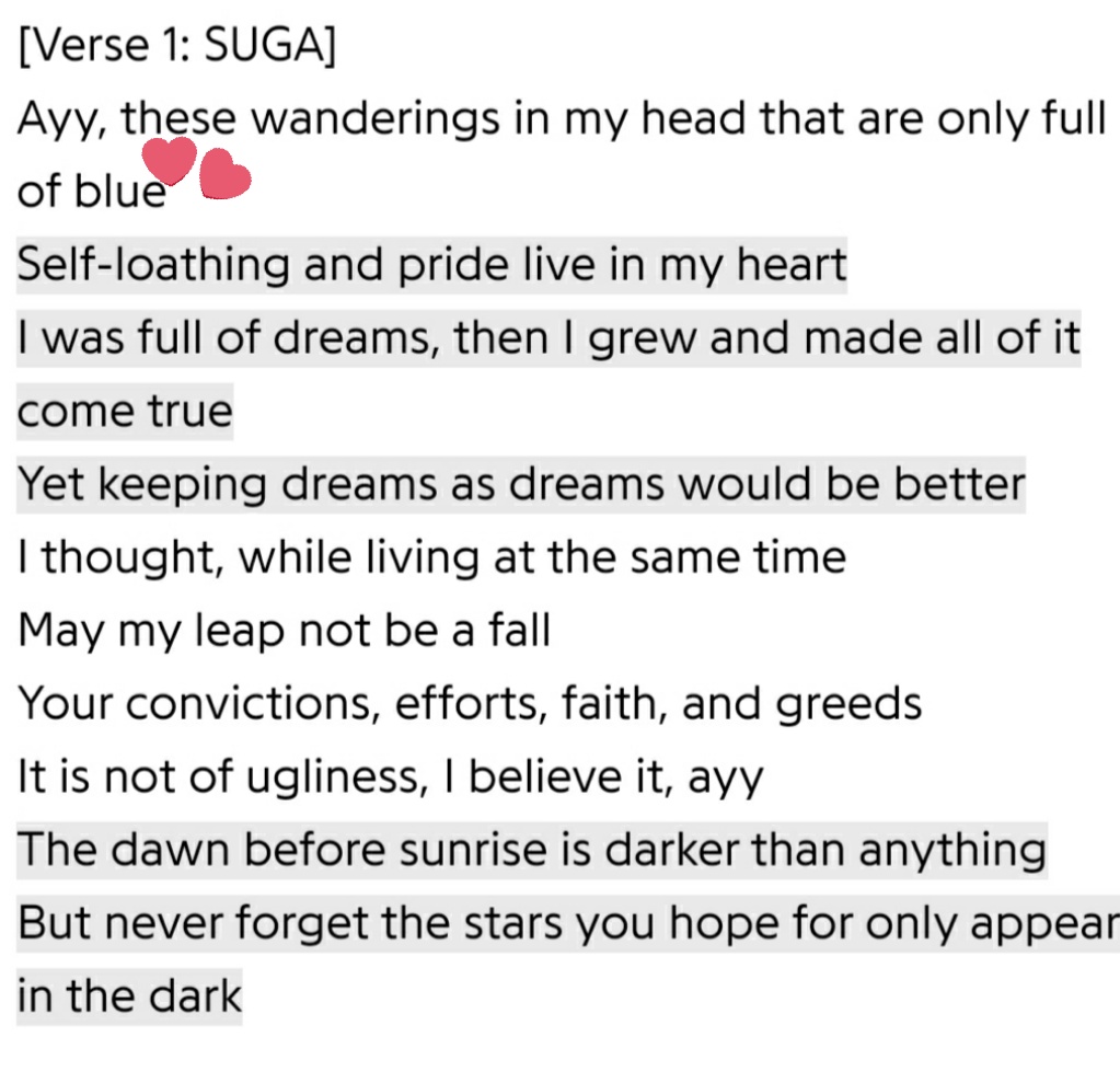 yoonkipie's tweet photo. suga's interlude https://t.co/K2NJIbLNU6
