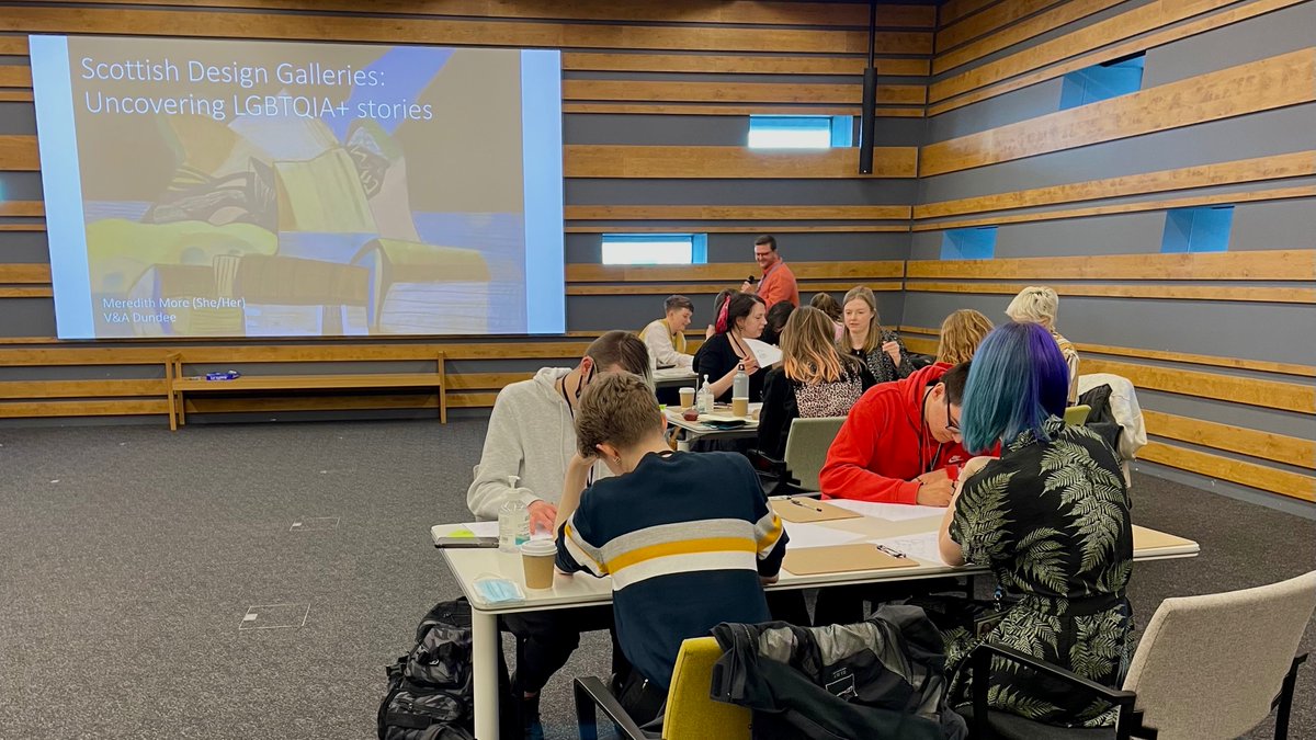 Last week our LGBTQIA+ Working Group hosted a workshop welcoming friends from the community 🏳️‍🌈🏳️‍⚧️

We explored how museums address queer objects in their collections including the work we're doing within our Scottish Design Galleries.