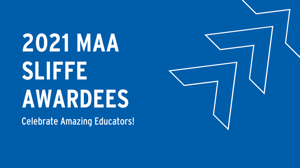 maanow's tweet photo. Happy #TeacherAppreciationWeek to all of the amazing teachers out there, especially our #AMCMath teachers! Every year, MAA honors teachers who have done outstanding work in motivating students in math!
➡️ Check out last year's Sliffe Award winners here: https://t.co/c5L64E3j3d https://t.co/MQOubLlRaK