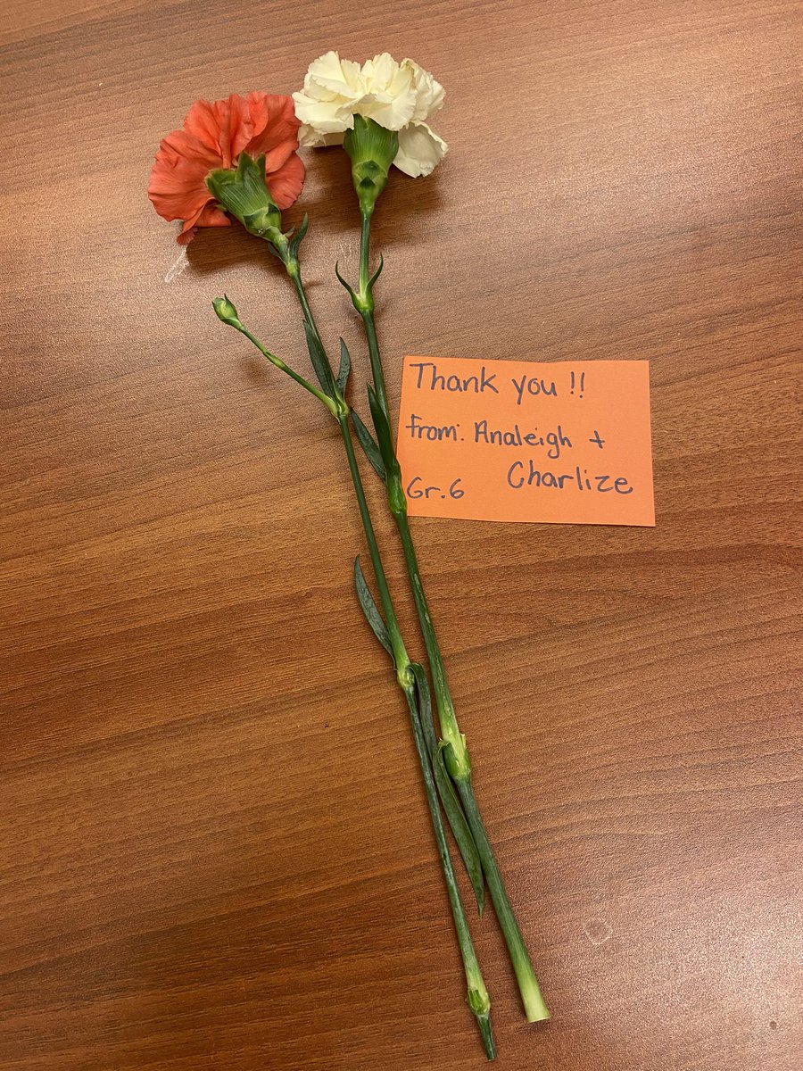 My joy for the day… two students <a href="/stjcatholic/">St. Joseph's</a> decided to brighten EVERY staff member’s day by hand-delivering flowers to show their appreciation. That’s a lot of flowers! Feeling blessed to witness such thoughtfulness. Thank you, to these 2 young ladies!  <a href="/bhncdsb/">BHNCDSB</a>
