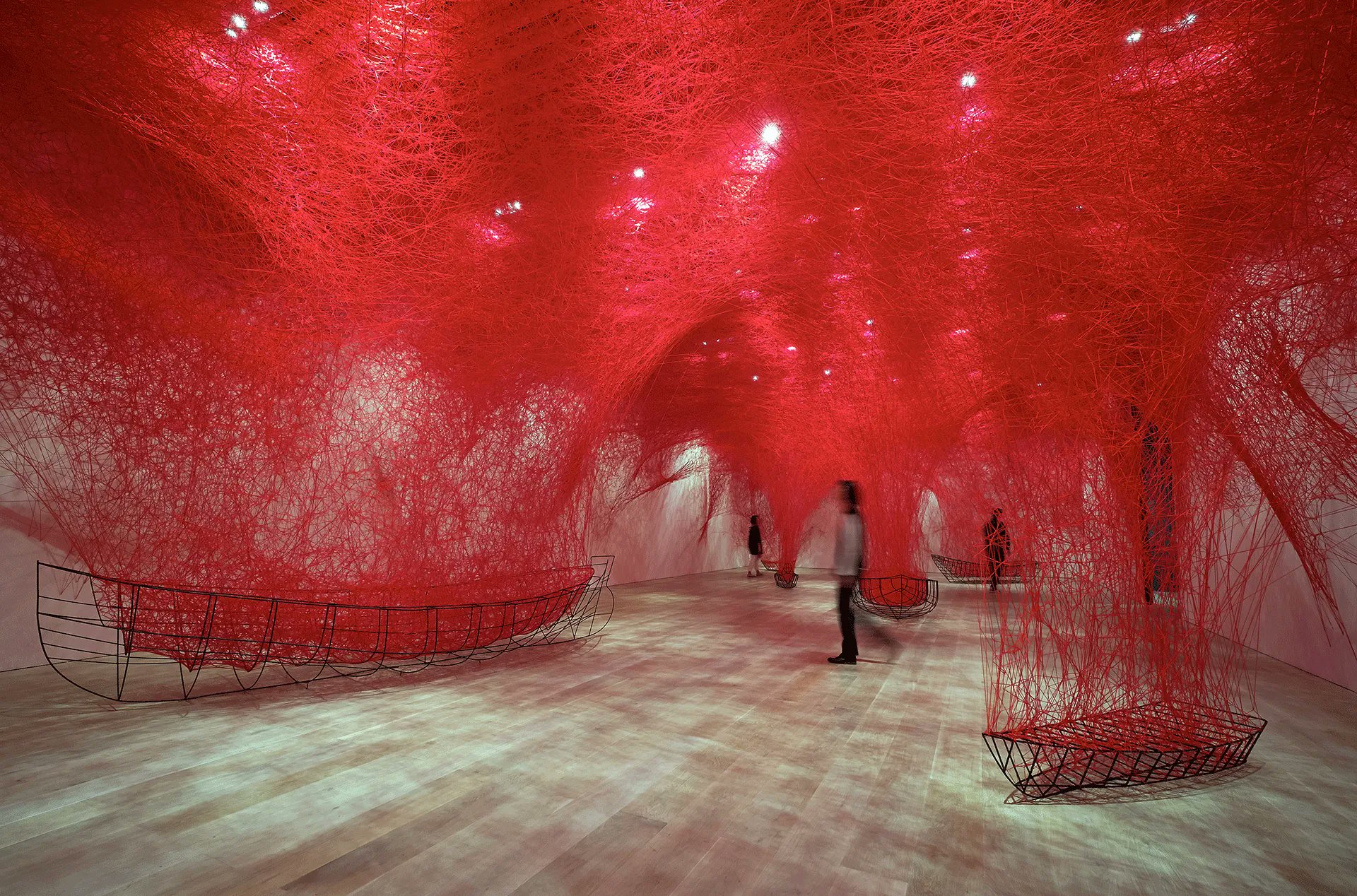 ANU Art & Design on Twitter "From 1993 to ’94, artist Chiharu Shiota, undertook an exchange