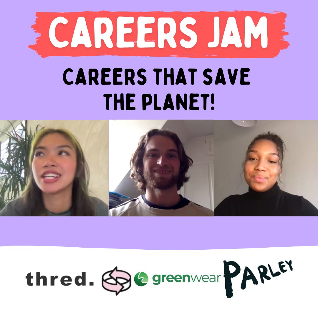 F4Sdigital's tweet photo. Thanks to our panelists from 'Careers that save the planet' 🌍 🌎 🌏 who work every day to help us reach them through their careers in sustainability! 🔥

Join us for lots more throughout the day: https://t.co/ifmdfl24Yk
@ThredMag @parleyforoceans

#virtualfairs #careersjam22 https://t.co/BLhyPJRSXG