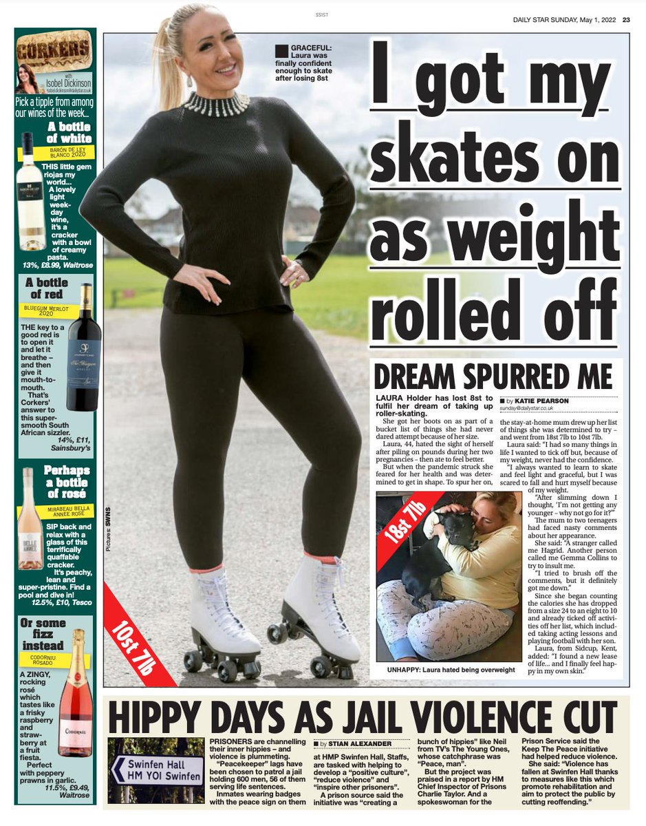 EXCLUSIVE for <a href="/DailyStarSunday/">Daily Star Sunday</a> - A woman lost eight stone so she could complete a 'bucket list' including roller-skating, learning to DJ, and going to her first music festival 🛼 dailystar.co.uk/news/latest-ne…
🖋️ <a href="/KatiePswns/">Katie Pearson</a> 
📷 <a href="/RoryMilner/">Rory Milner</a>