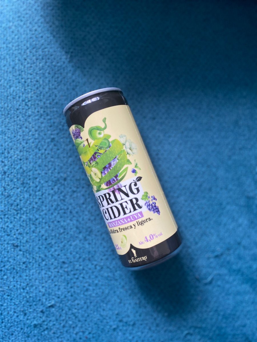 GrupoElGaitero's tweet photo. La sidra fresca y ligera #SpringCider cuenta con una versión de manzana + uva. 🍇  ¡Te va a encantar! 😉 https://t.co/SnLFNio2iZ