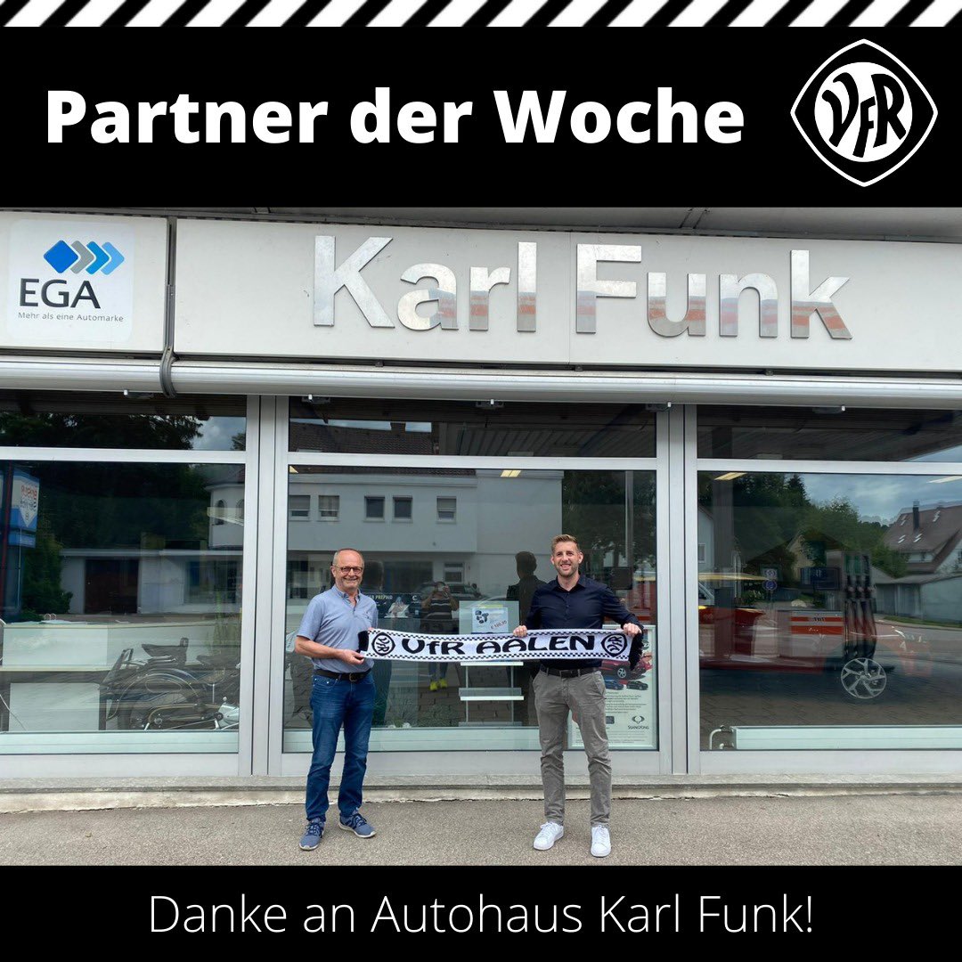 VfRAalen1921's tweet photo. Der VfR stellt seine Partner vor! 🖤🤍

Heute präsentieren wir das Autohaus Karl Funk, Mitglied bei unseren VfR-Unterstützern.

https://t.co/kprBgNnvhd

#PartnerderWoche #Danke #KarlFunk  #VfRAalen #VfR #Aalen #schwarzweisswir #immerweiternachvorn https://t.co/YHiZOJ0jMr