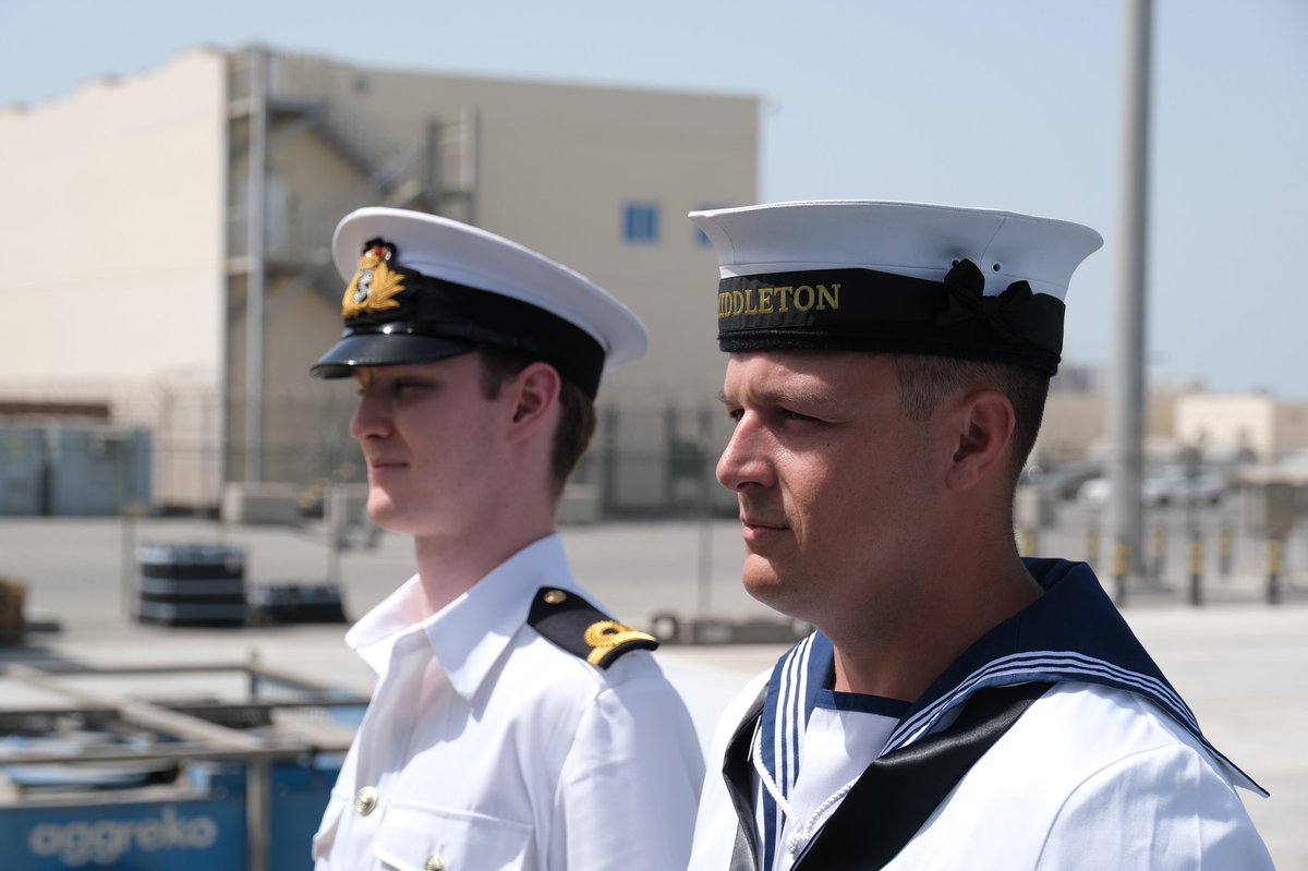 HMSMiddleton's tweet photo. It was a privilege to host the VIP party for the #Continuous15 event at the weekend, marking 15 years of @RoyalNavy mine countermeasures operations in the Middle East.

#OpKIPION https://t.co/bm5rsCAhaa