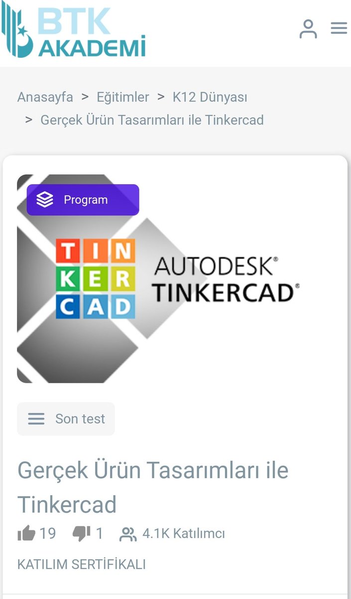 talatctn's tweet photo. Merhabalar;

📢 @BTKAkademi işbirliği ile hazırladığım #Tinkercad ile #Arduino eğitimim erişime açıldı🤖🚀

Bu eğitimim ile birlikte BTK Akademi  bünyesinde bulunan eğitim serilerim 5`e ulaştı. https://t.co/ARpsKYcRHe