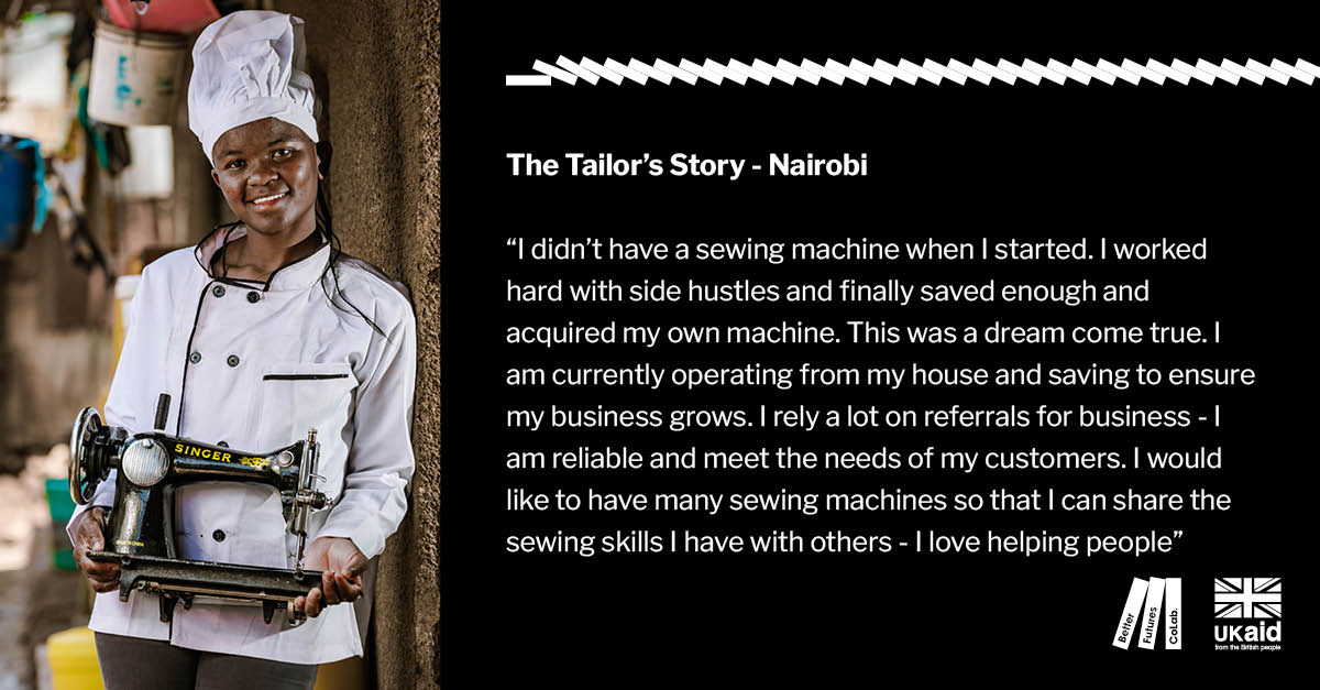 FuturesCoLab's tweet photo. Last week was #KenyaRepairReuseWeek! 🔧🇰🇪 
Purity is one of the people who shared their story with us. You can read her story and more on our website now!

🚀 Read the report: https://t.co/e3EMne2dUh

➡️ Visit the website: https://t.co/ehAeD1YWuM https://t.co/C2Ldju11Wm